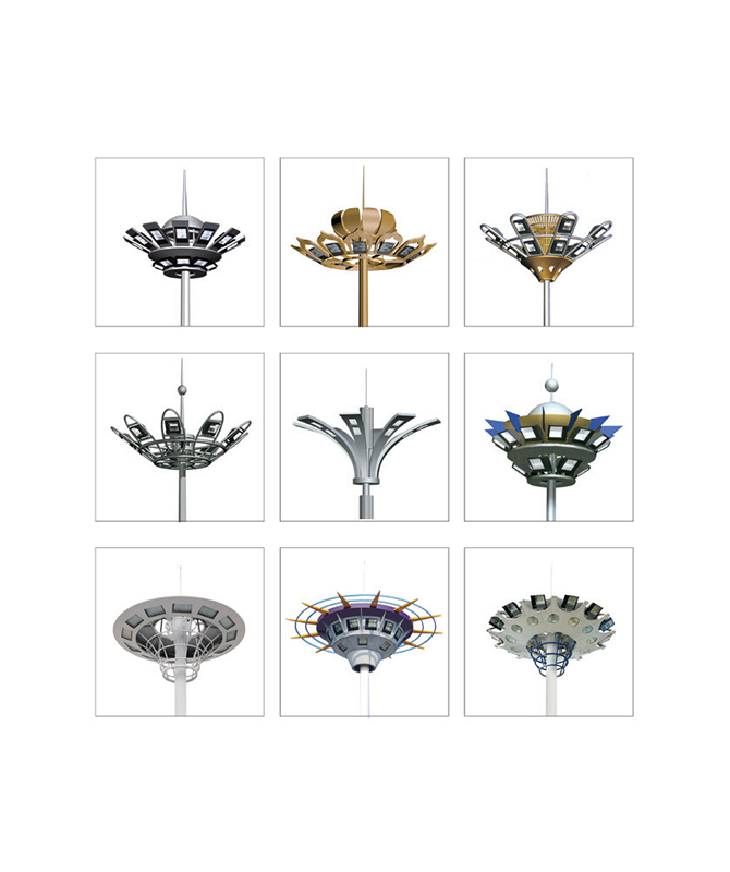 GGD-007/GGD-008/GGD-009/GGD-010/GGD-011/GGD-012/GGD-013/GGD-014/GGD-015 لامپ خیابانی قطب بالا