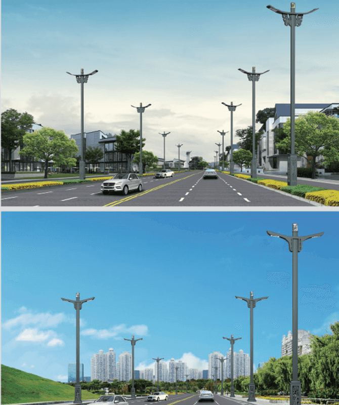 DL-LED-008/DL-LED-009 چراغ های خیابانی با قدرت بالا LED
