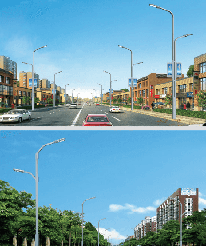 DL-LED-011/DL-LED-012 چراغ های خیابانی با قدرت بالا LED