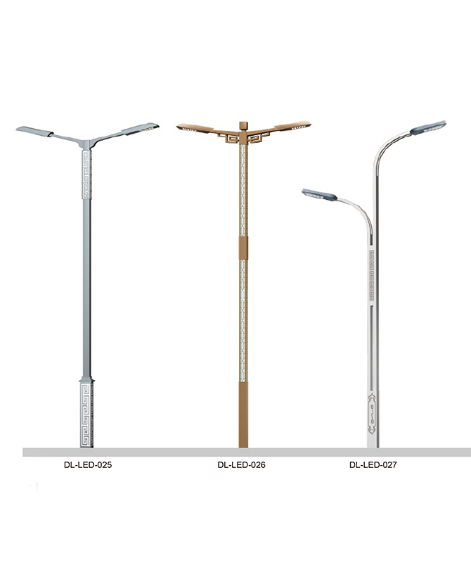 DL-LED-025/DL-LED-026/DL-LED-027 چراغ های خیابانی با قدرت بالا LED