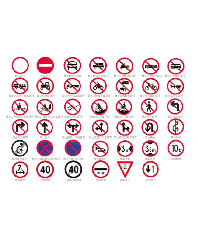 علامت منع علائم منع ترافیک